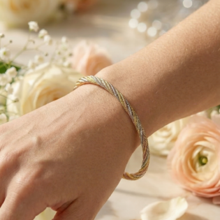 Silver Twist Bracelet - Image 2
