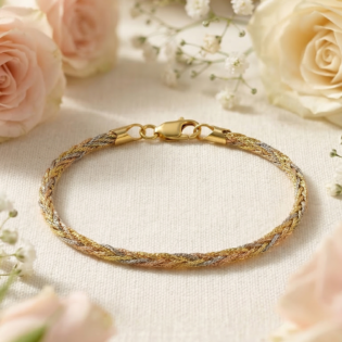 Silver Twist Bracelet