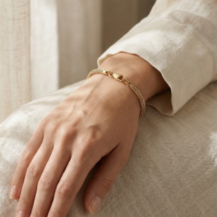 Silver Twist Bracelet - Image 3