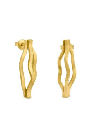 Curves Golden Earrings