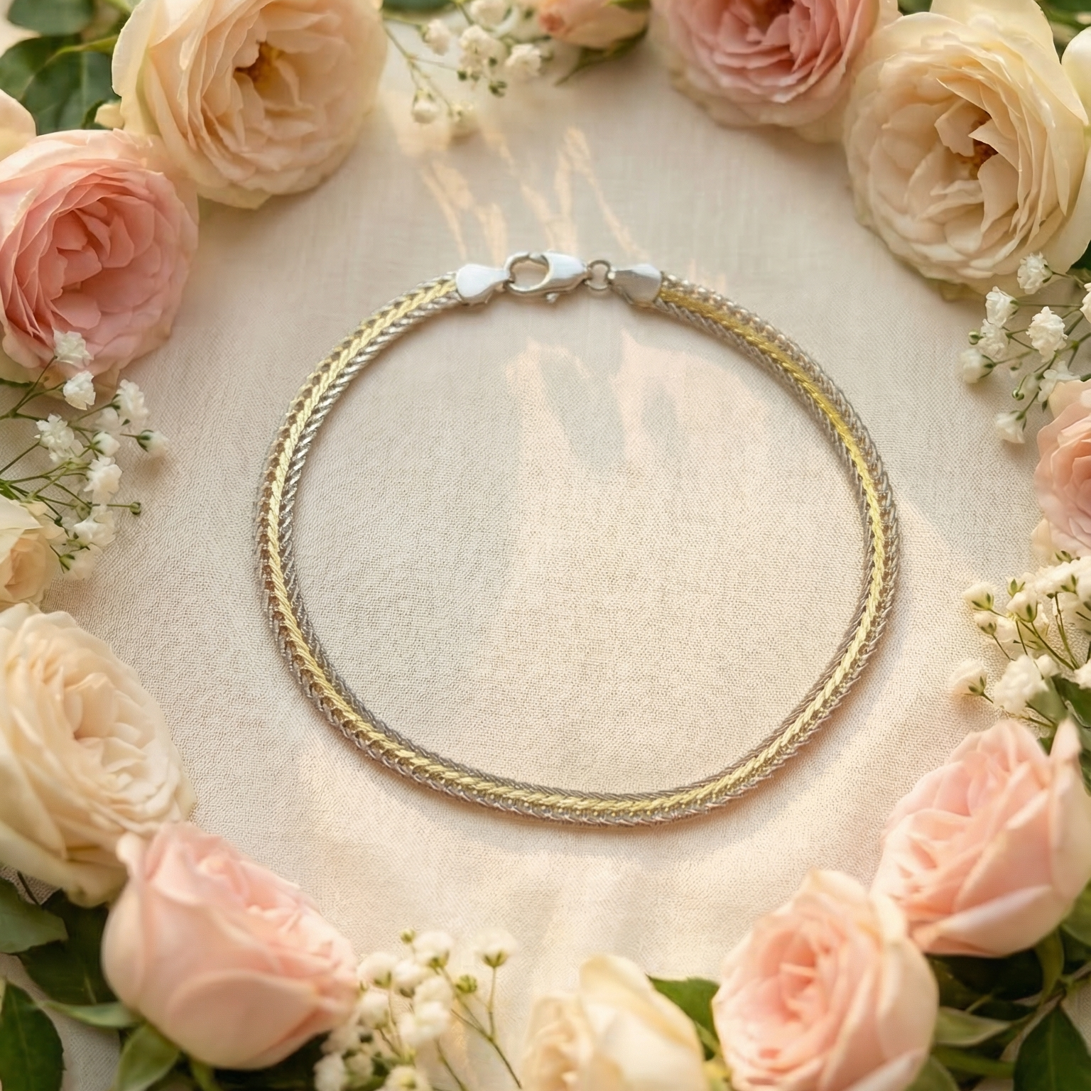 Luna Weave Pure Silver Bracelet