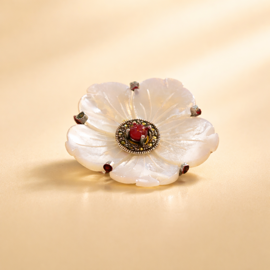 Midnight Flower Ring
