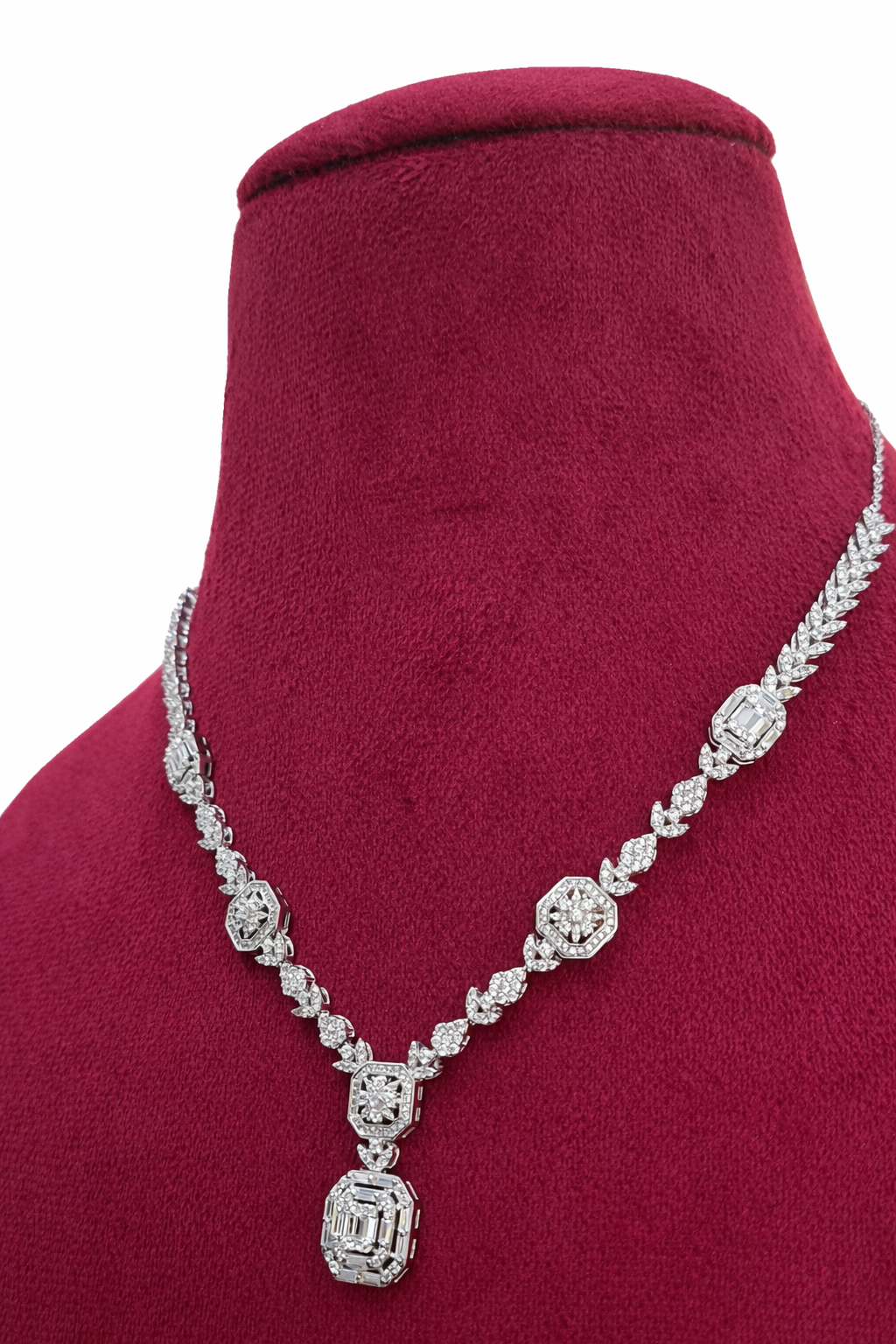 Silver Royale Cascade Necklace - Image 2