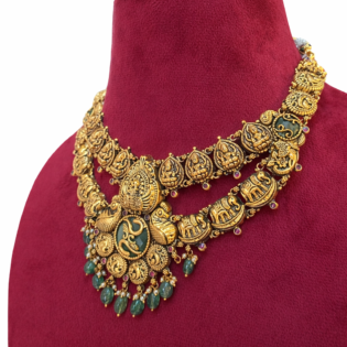 Sri Varnika Temple Necklace - Image 4