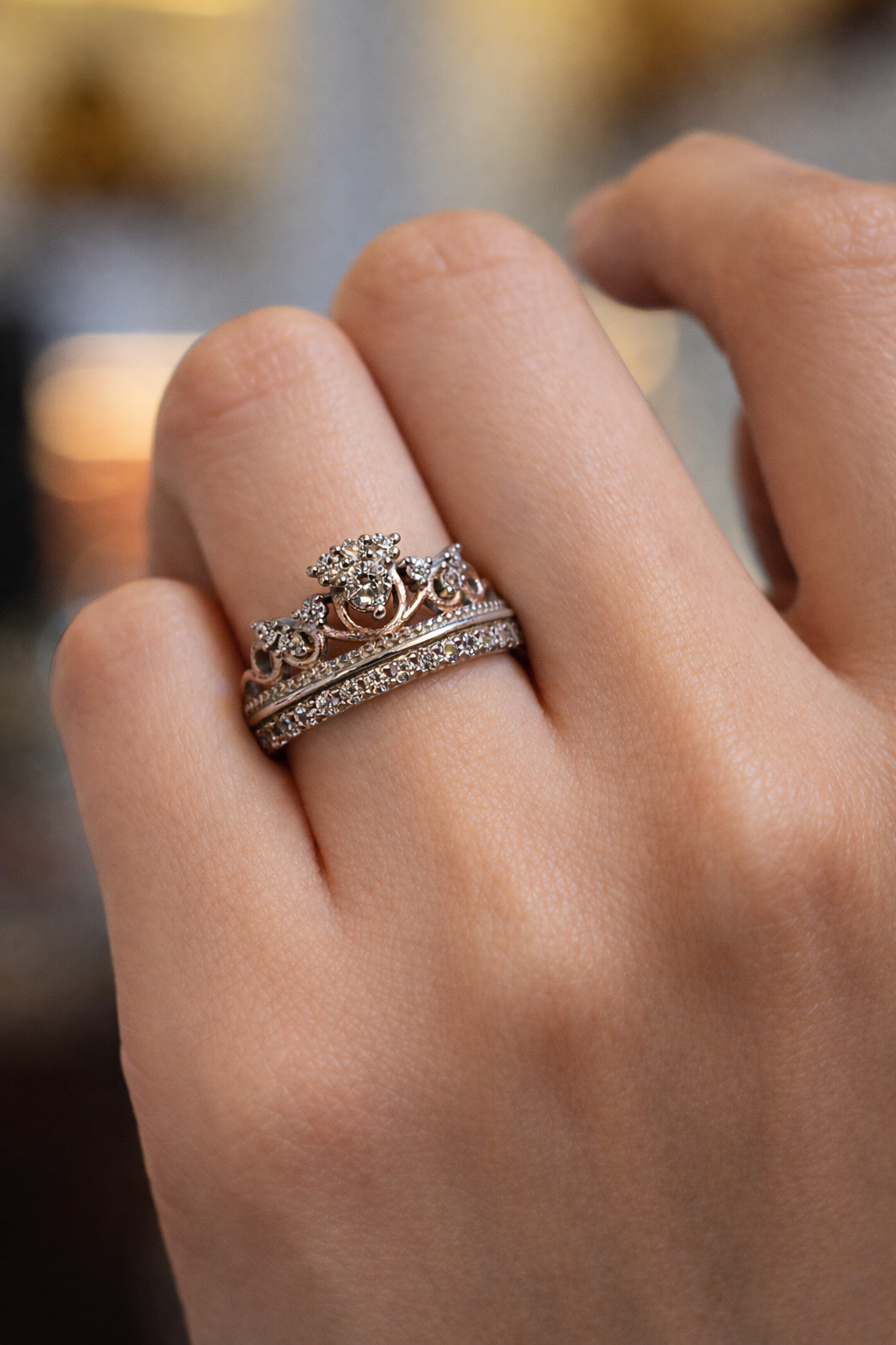 Celestial Crown Silver Ring - Image 5
