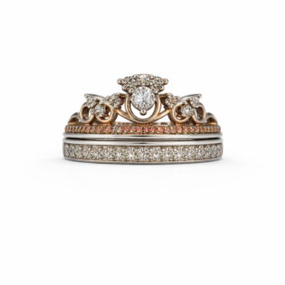 Celestial Crown Silver Ring