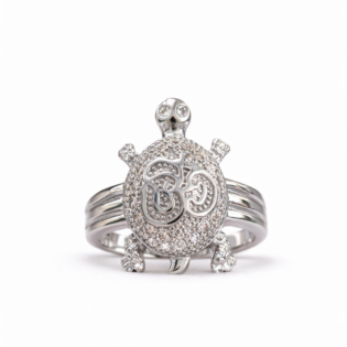 Sacred Turtle Om Ring