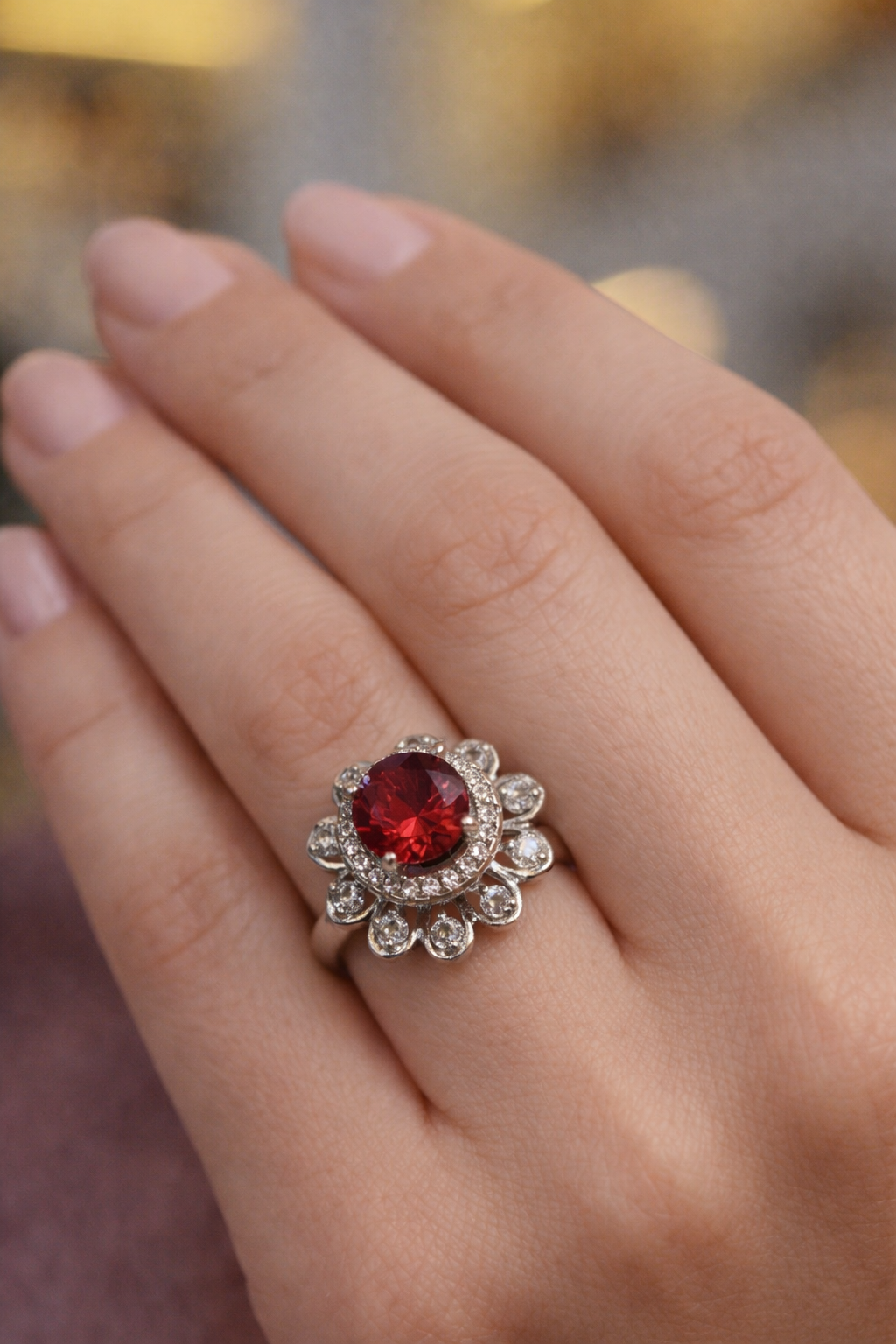 Crimson Grace Silver Ring - Image 5