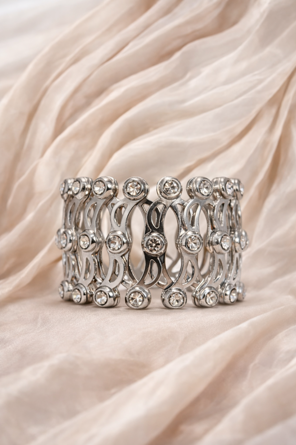 Silver Infinity Cuff Ring - Image 6