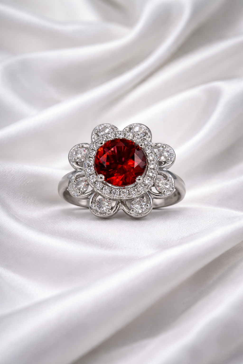 Crimson Grace Silver Ring - Image 3