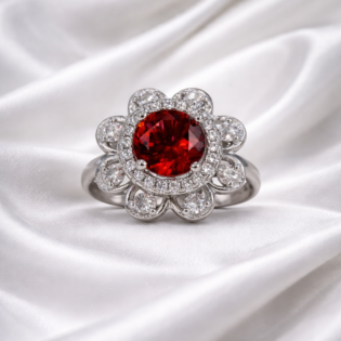 Crimson Grace Silver Ring - Image 4