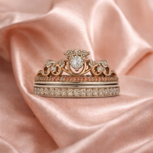 Celestial Crown Silver Ring
