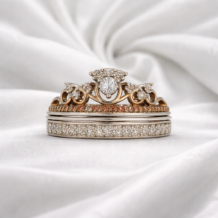 Celestial Crown Silver Ring - Image 4