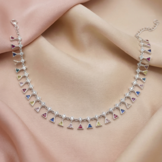Aarohi Triangle Anklet