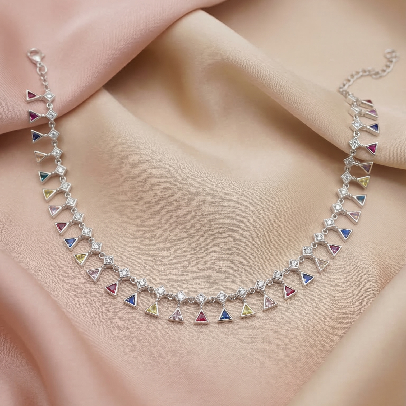 Aarohi Triangle Anklet