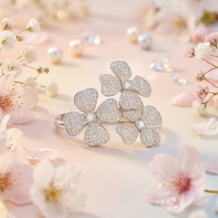 Silver Blossom Grace
