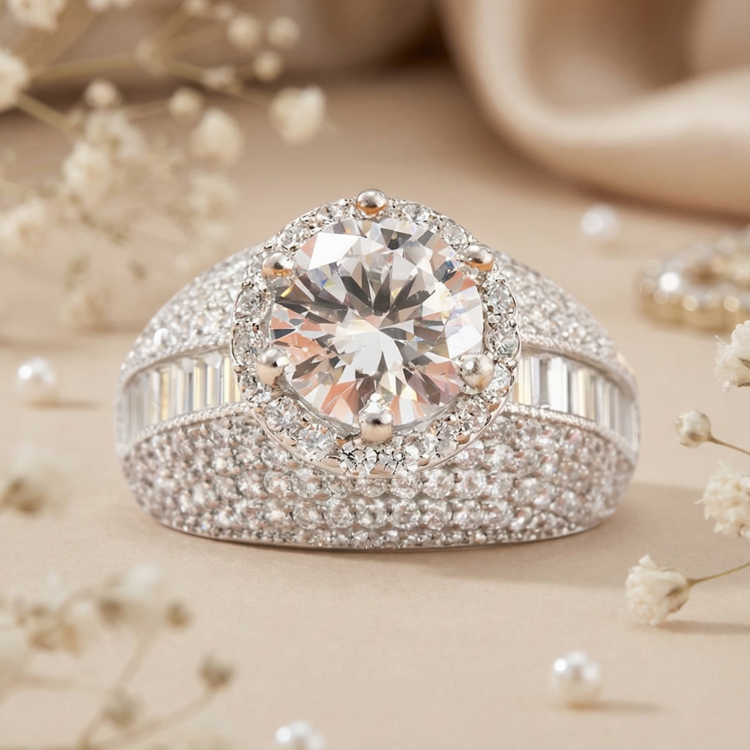 Luna Halo Majesty Ring