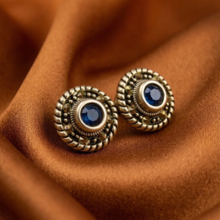 Midnight Heirloom Studs