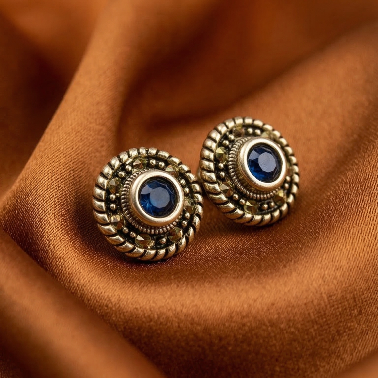 Midnight Heirloom Studs