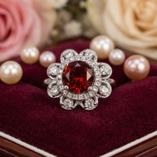 Crimson Grace Silver Ring - Image 2