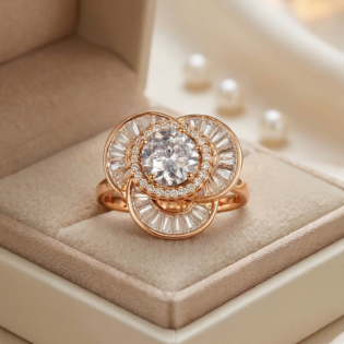 Aurora Bloom Silver Ring - Image 3