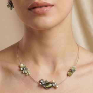 Meadow Whisper Silver Pendant Set - Image 3