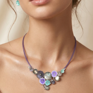 Silver Blossom Harmony Pendant Set - Image 4