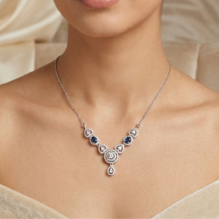Silver Luminara Teardrop Pendant Set - Image 4