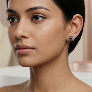 Midnight Mosaic Studs - Image 4