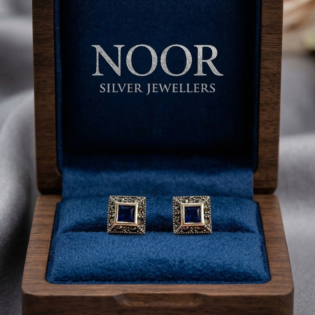 Midnight Mosaic Studs - Image 3
