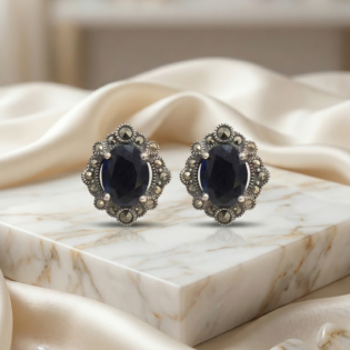 Midnight Halo Silver Pendant Set - Image 3