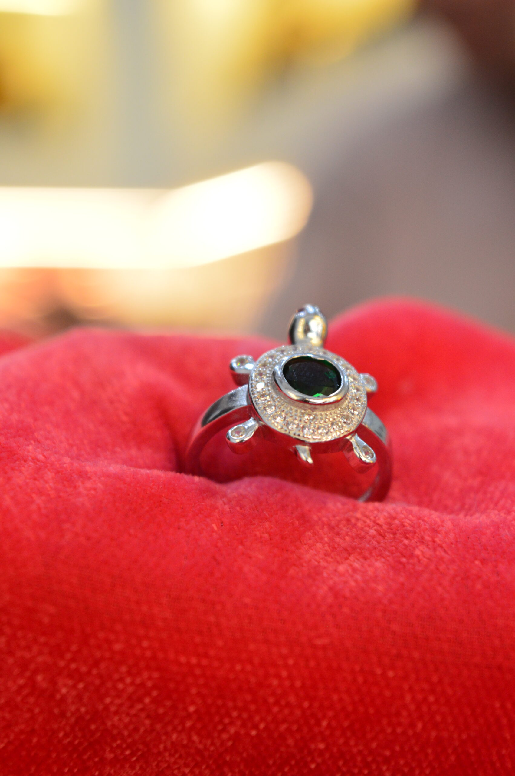 Ladybug Helm Emerald Ring - Image 3