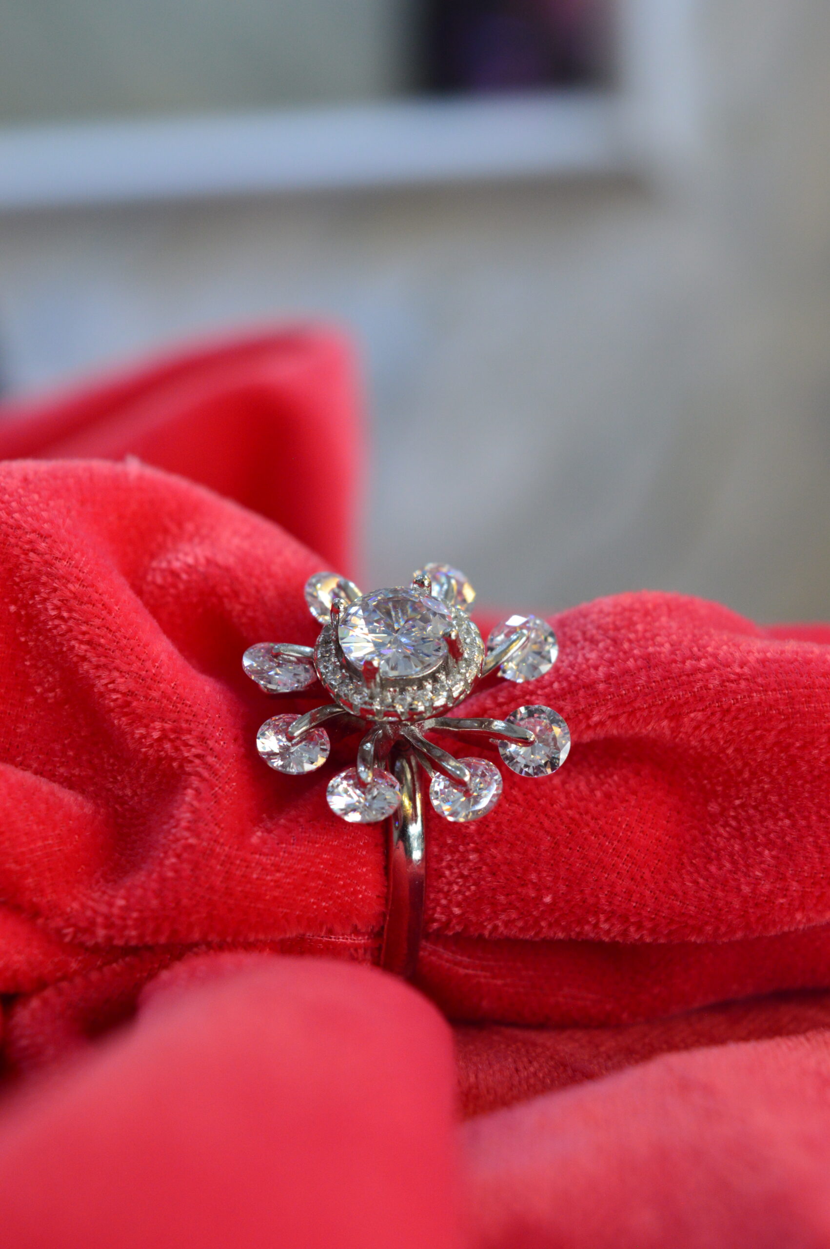 Solar Bloom Silver Ring - Image 2