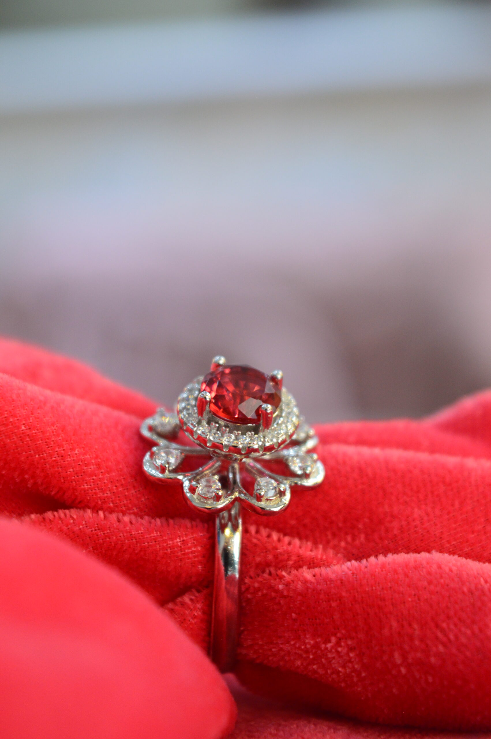 Crimson Grace Silver Ring - Image 2