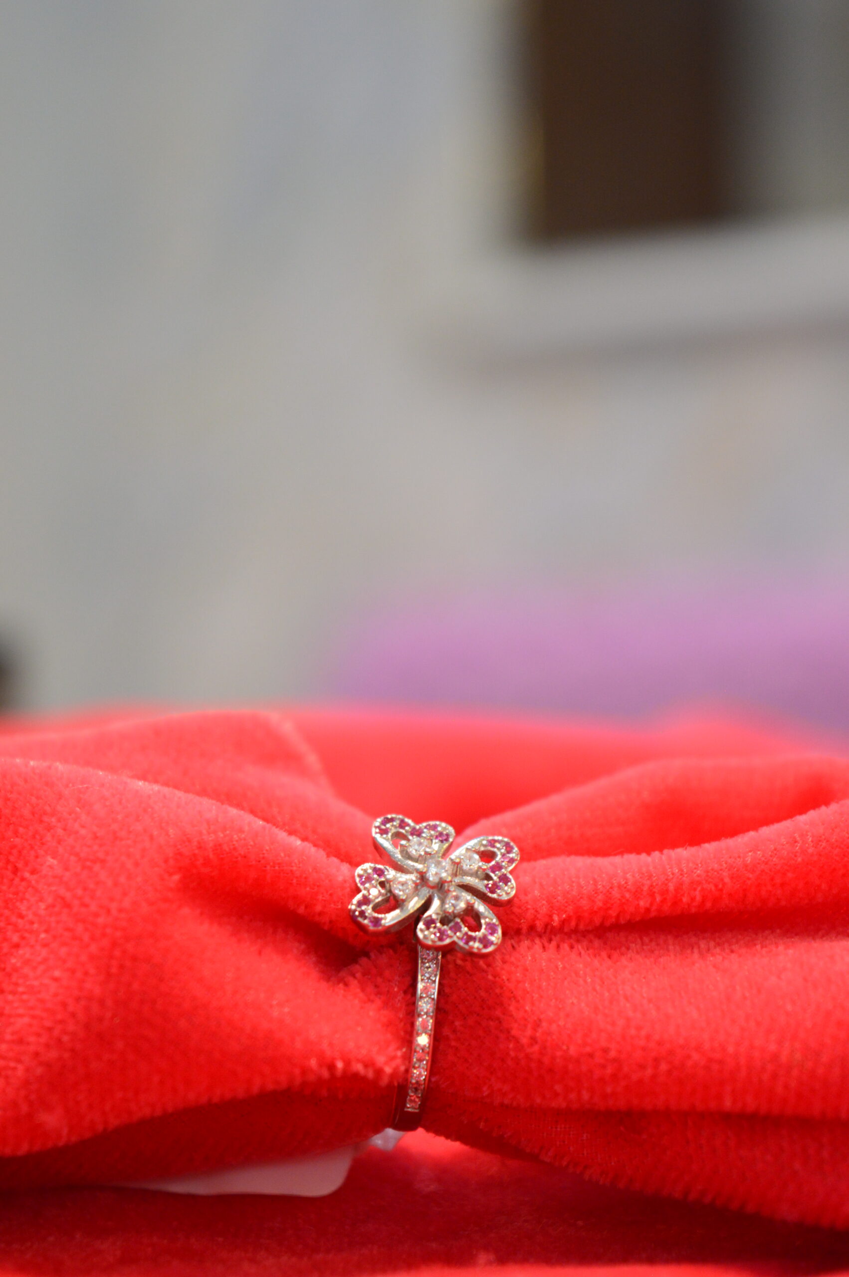 Starlit Twist Solitaire Ring - Image 2