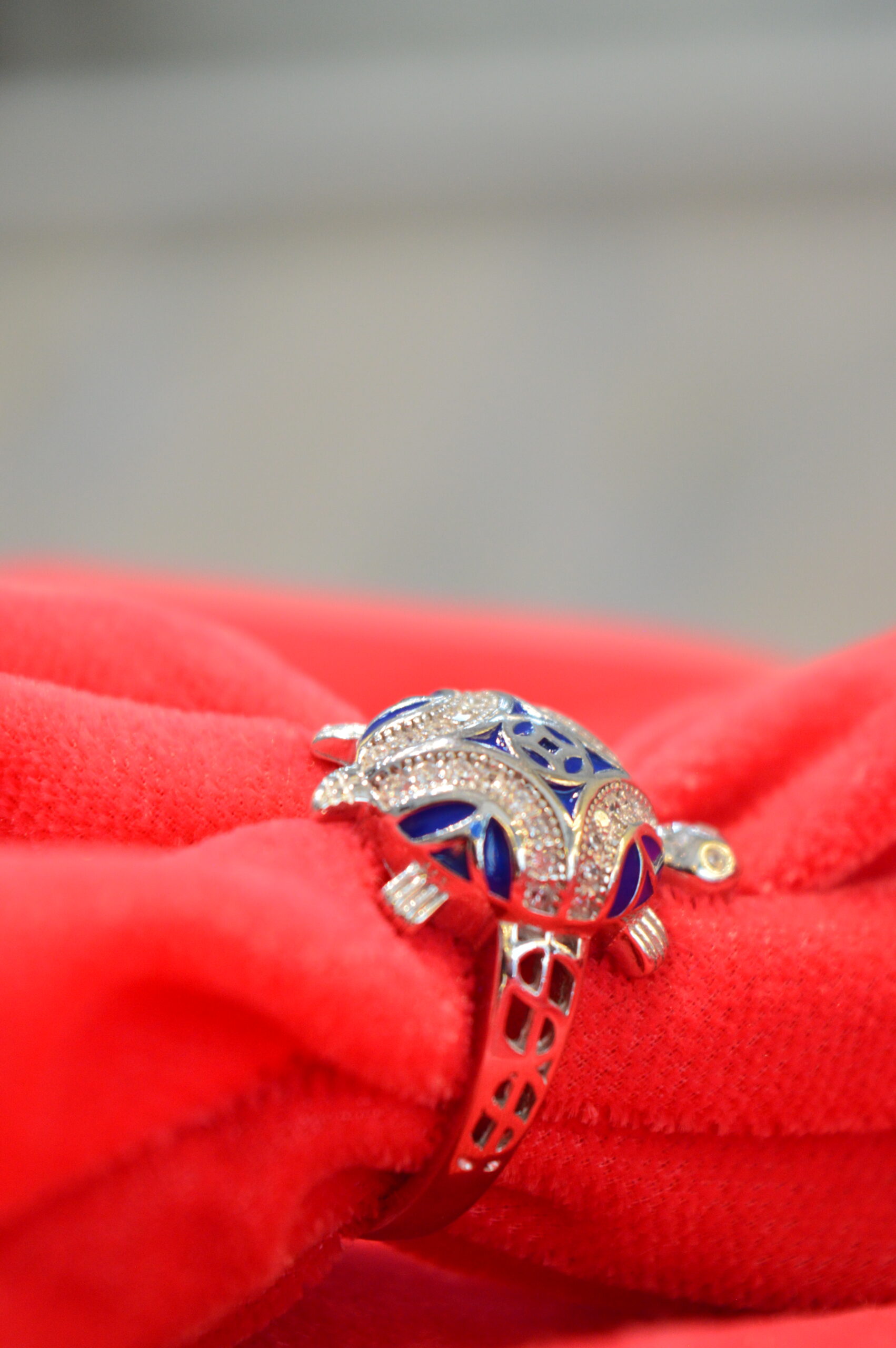 Azure Compass Charm Ring - Image 2