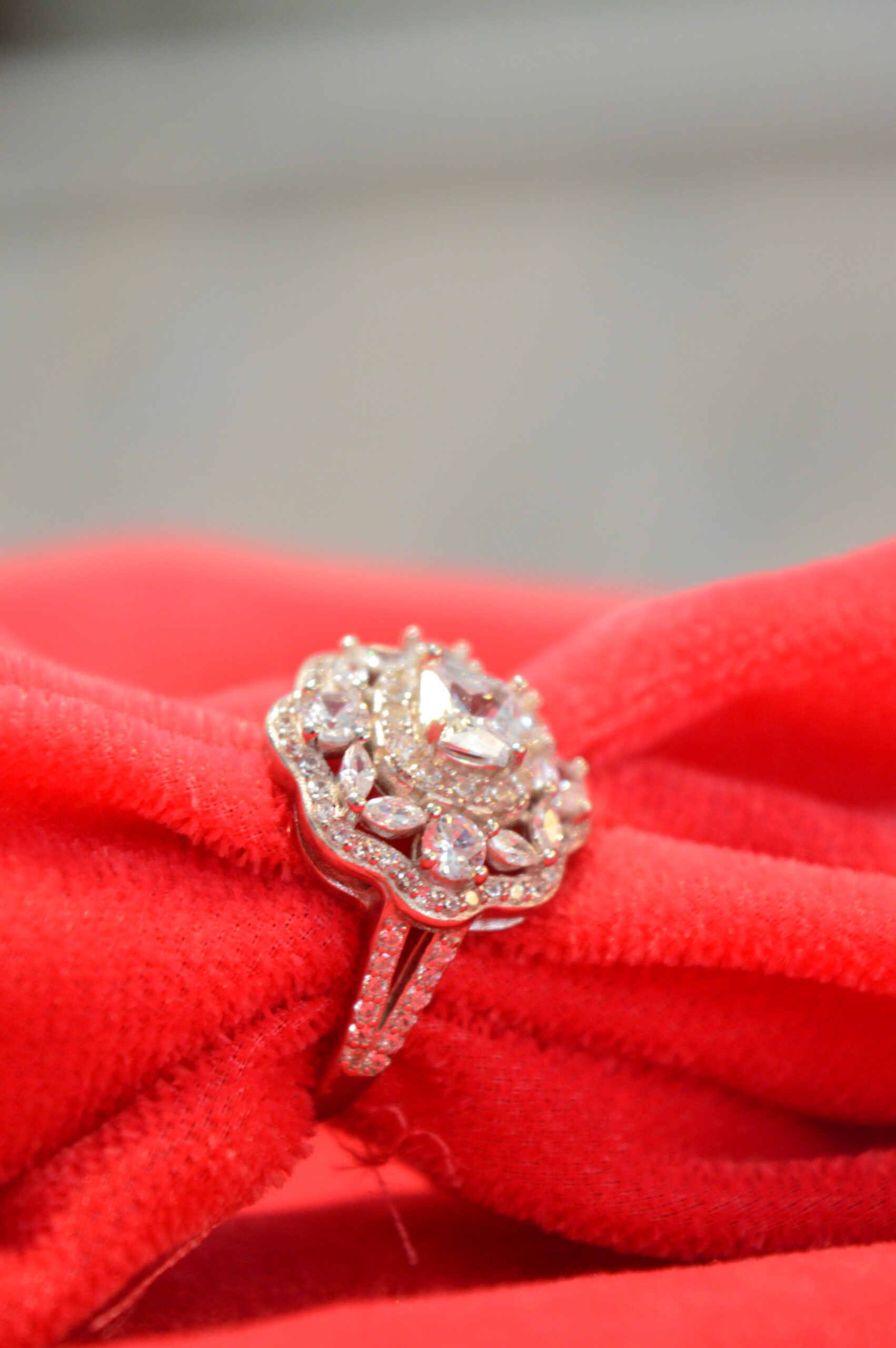 Regal Halo Blossom Ring - Image 2