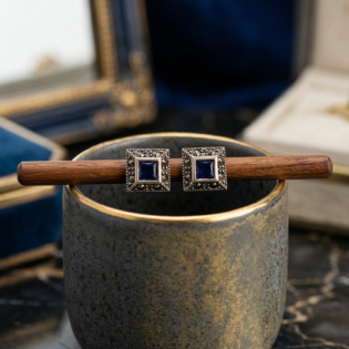 Midnight Mosaic Studs
