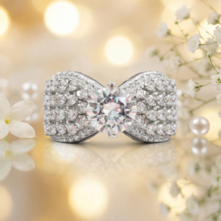 Silver Spark Ring