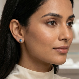 Azure Crescent Studs - Image 5