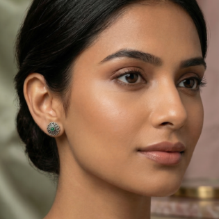 Verdant Filigree Bloom Studs - Image 4