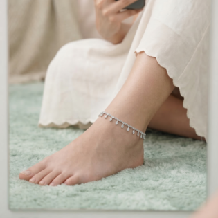 Noor Drop Anklet - Image 5