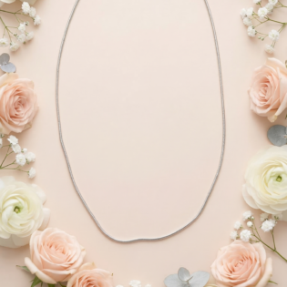 Silver Aura Plain Chain