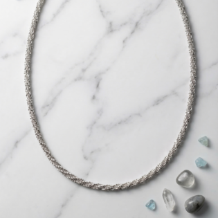 Silver Aurelian Weave Chain