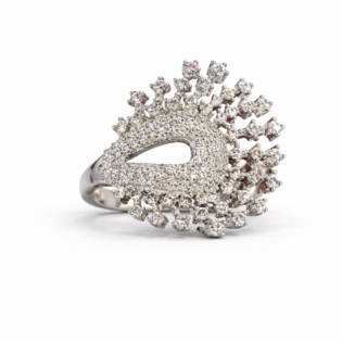 Aurora Crown Silver Ring - Image 3