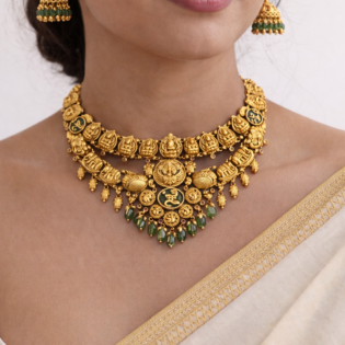 Sri Varnika Temple Necklace