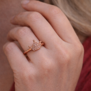 Aurora Crown Silver Ring - Image 2