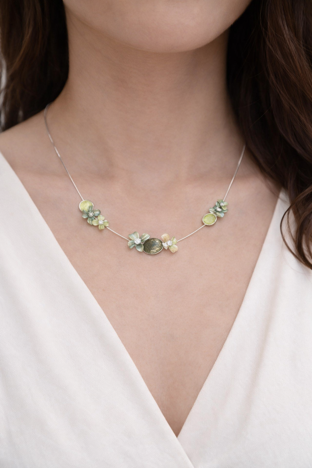 Meadow Whisper Silver Pendant Set - Image 3