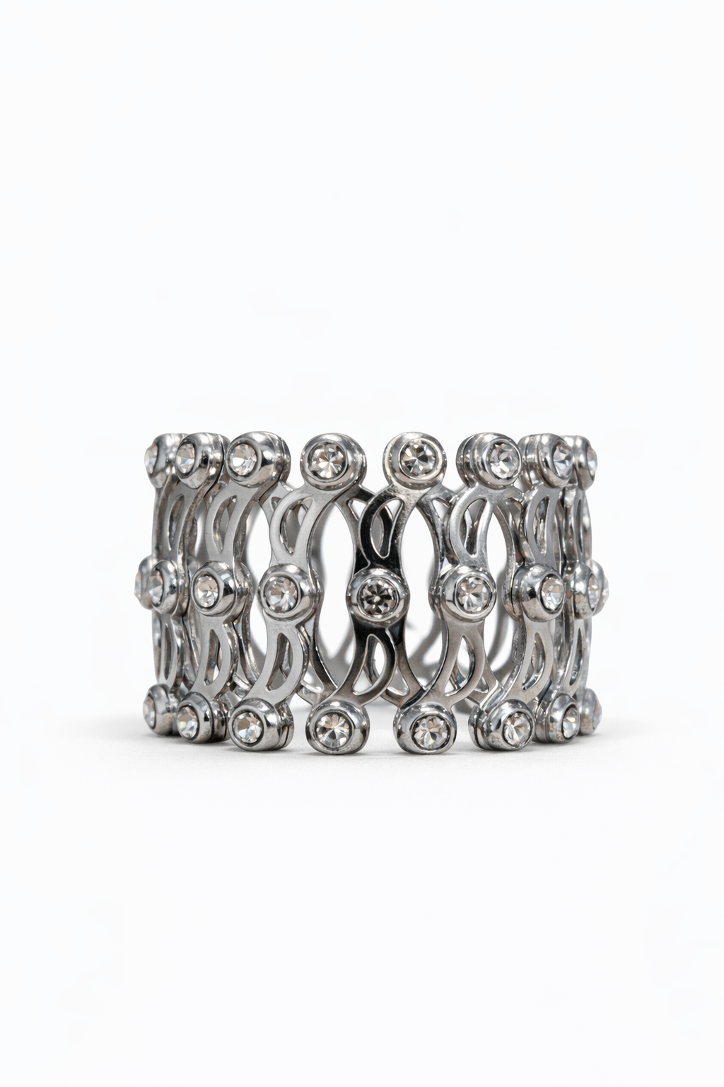 Silver Infinity Cuff Ring
