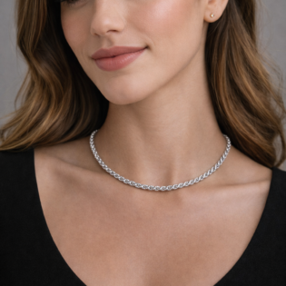 Silver Aurelian Weave Chain